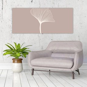 Tablou - Frunze bej N⁰5 (120x50 cm)