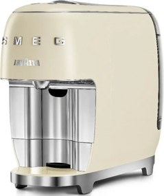Espressor cu capsule SMEG Lavazza A Modo Mio LM200, 1250 W, 10 bar, 0,9 l, Incalzire rapida, Crem
