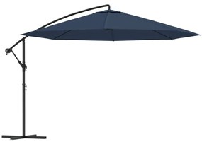 Umbrela de soare suspendata 3,5 m, Albastru Bleumarin