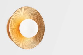 Aplica de perete LUX realizata manual, design modern EMERALD, cu o sursa de lumina