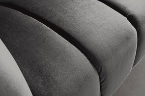 Canapea 2 locuri design elegant Noblesse, gri