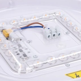 BRILAGI - Plafonieră LED PILANA LED/24W/230V stejar/auriu Ø 30 cm