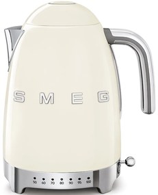 Ceainic electric 50's Retro Style 1,7l, nuanță crem, indicator LED - SMEG