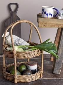 Set 3 căni natur din ceramică artizanală pictată manual cu motive geometrice în albastru, 450 ml, 11×8,5 cm, "Linora"