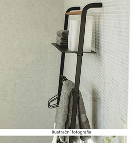 Cuier tip scară BUBY, metal, negru