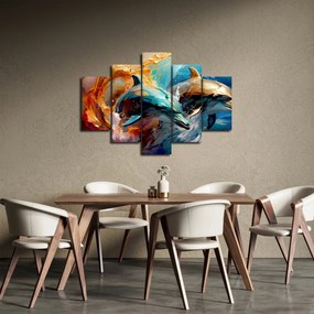 Tablou - Pictură de delfin (150x105 cm)