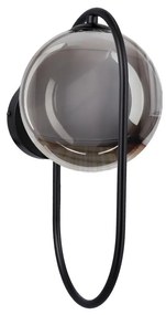 Aplică CORDEL 1xG9/28W/230V negru/negru fumuriu
