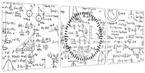Tablou - Formule (cu ceas) (90x30 cm)