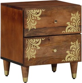 vidaXL Dulap de noapte Maro miere 40 x 33 x 46 cm Lemn de mango solid