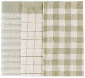 Prosoape de bucatarie VILENA 50x70 cm verzi, 3 buc.