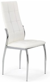 Scaun K209 piele ecologica alb