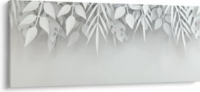 Tablou - Frunze de plasitic (120x50 cm)