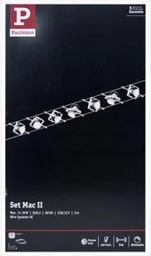 Paulmann 94152 - Set 7x GU5,3/10W spot MAC 230V crom