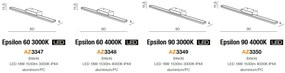 Aplica LED pentru oglinda baie IP44 Epsilon 60 4000K ZZ AZ3348