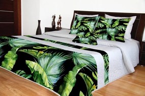 Cuvertură de pat matlasată culoarea gri Lăţime: 170 cm | Lungime: 210 cm