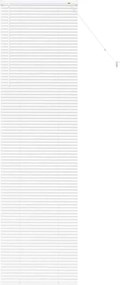 vidaXL Jaluzele venetiene Manual Alb 220 x 65 cm Aluminiu