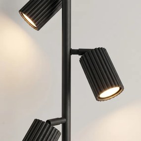 Sollux SL.2016 - Lampadar KARBON 3xGU10/10W/230V negru