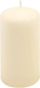 Set de lumânări pilon, 11,5 cm, Ø 6 cm, crem, 12 buc.