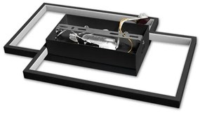 Plafonieră LED dimabilă 45W/230V 3000-6500K, negru, cu telecomandă