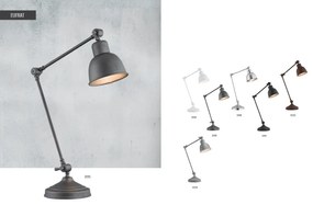 Veioza / Lampa reglabila stil industial EUFRAT crom