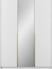 Dulap Alera III Hinged – cu oglindă – 148x58x204 cm – Alb – Alera III Hinged Dulap – Varianta 2