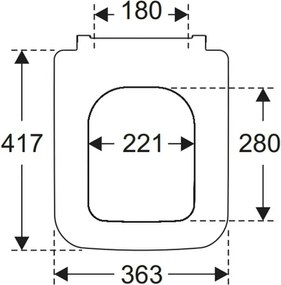 Capac wc softclose si quick release VilleroyBoch Finion alb