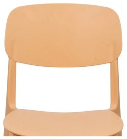 Scaun de grădină piersică din plastic Hébé – Bonami Essentials