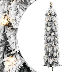 vidaXL Brad de Crăciun artificial pre-iluminat 30 LED-uri/zăpadă 60 cm