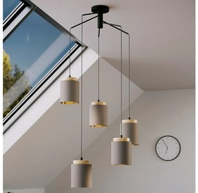 Eglo 99447 - Lustră suspendată cu cablu ALBARIZA 5xE27/40W/230V stil păianjen