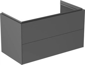 Dulap baza suspendat Ideal Standard Atelier Conca 2 sertare antracit mat 100 cm