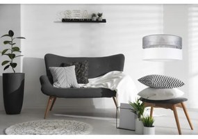 Lustră pe cablu LIMA 1xE27/60W/230V argintie/albă