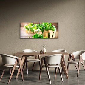 Tablou cu menta proaspătă (120x50 cm)