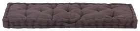Perna podea canapea din paleti antracit 120 x 40 x 7 cm bumbac 1, Antracit, 120 x 40 x 7 cm
