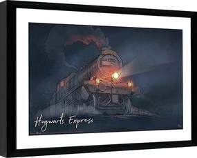 Afiș înrămat Harry Potter - Hogwarts Express