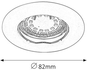 Rabalux 1048 - SET 3x Corp de iluminat tavan fals LITE 3xGU10-LED/3W/230V