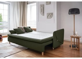 Canapea verde extensibilă 207 cm Simon – Miuform