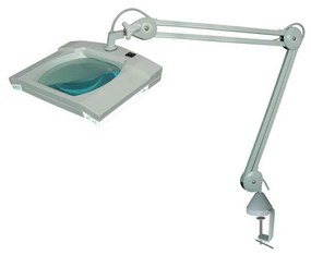Lampă LED de masă cu lupă și clemă LED/5W/230V