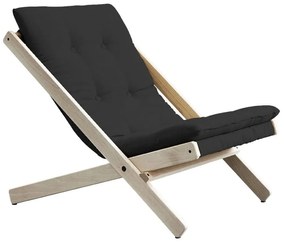 Fotoliu pliabil Karup Design Boogie Dark Raw/Grey