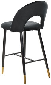 Set 2 buc scaun tip bar Fabian (alb negru). 1078841