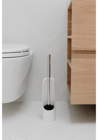 Perie de WC albă din plastic Touch – Umbra