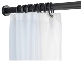 Tijă telescopică pentru baie Wenko Luz, lungime 110-185 cm, negru