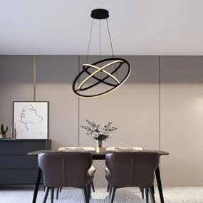 Lustră LED dimabilă pe cablu LED/105W/230V 3000-6500K + telecomandă