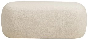 Bancă bej cu tapițerie din țesătură bouclé Blossomville – House Nordic