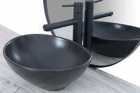 Lavoar pentru blat Rea Sofia N negru mat