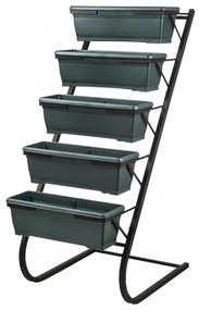 Raft pentru Flori RS-1 Dark Green-Negru