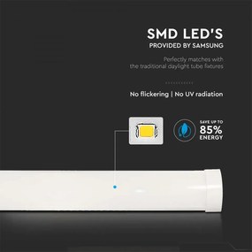 Corp de iluminat liniar cu LED cip SAMSUNG 20W, 2400 lm, V-TAC, 60cm, lumina rece