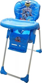 Scaun de masa pentru copii si bebe Baby Care™ CC reglabil in 3 trepte,pliabil, centura de siguranta, sezut comfortabil, masuta detasabila, pozitie