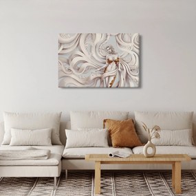 Tablou - Zeița motiv floral (90x60 cm)