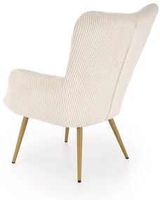 Fotoliu Amaro velvet crem H97 cm