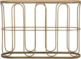 Masă consolă în culoare naturală din ratan 32x110 cm Samui – Mauro Ferretti